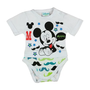 Disney Mickey rövid ujjú kombidressz Bajusz fehér