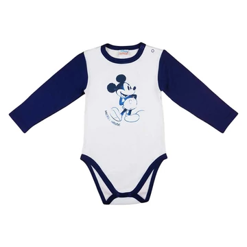 Hosszú ujjú baba body Mickey egér mintával Hosszú ujjú baba body Mickey egér mintával