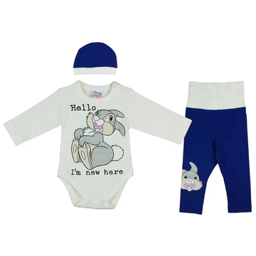 3 részes baba szett Thumper nyuszi mintával 3 részes baba szett Thumper nyuszi mintával