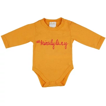 Feliratos hosszú ujjú baba body Feliratos hosszú ujjú baba body