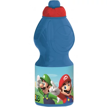 Super Mario Mushroom Kingdom műanyag sportkulacs 400 ml Super Mario Mushroom Kingdom műanyag sportkulacs 400 ml