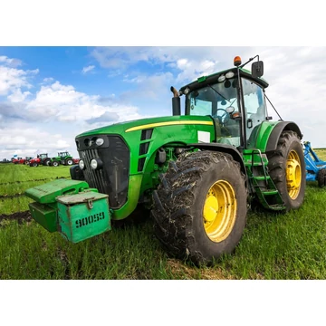 Traktor Green polár takaró 100x140cm Traktor Green polár takaró 100x140cm