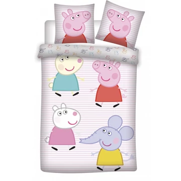 Peppa malac Little Friends gyerek, ovis ágyneműhuzat 100×135cm, 40×60 cm Peppa malac Little Friends gyerek, ovis ágyneműhuzat 100×135cm, 40×60 cm