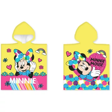 Disney Minnie Yellow strand törölköző poncsó 50x100 cm Disney Minnie Yellow strand törölköző poncsó 50x100 cm