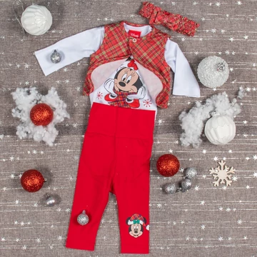 Disney Minnie karácsonyi 4 részes baba szett Disney Minnie karácsonyi 4 részes baba szett