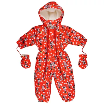 Disney Minnie baba kapucnis overál kesztyűvel Disney Minnie baba kapucnis overál kesztyűvel