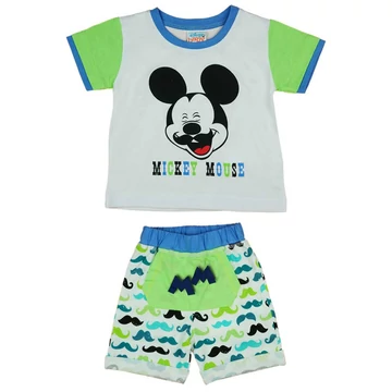 Disney Mickey bajusz mintás 2 részes fiú nyári szett Disney Mickey bajusz mintás 2 részes fiú nyári szett