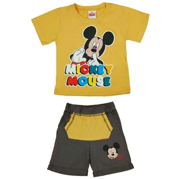2 részes kisfiú pamut nyári szett Mickey egér mintával 2 részes kisfiú pamut nyári szett Mickey egér mintával