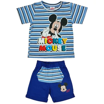 2 részes kisfiú pamut nyári szett Mickey egér mintával 2 részes kisfiú pamut nyári szett Mickey egér mintával
