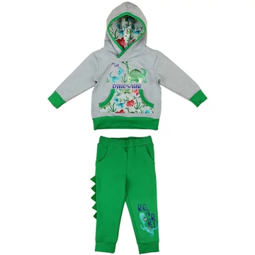 2 részes kisfiú szabadidő szett dinós mintával 2 részes kisfiú szabadidő szett dinós mintával