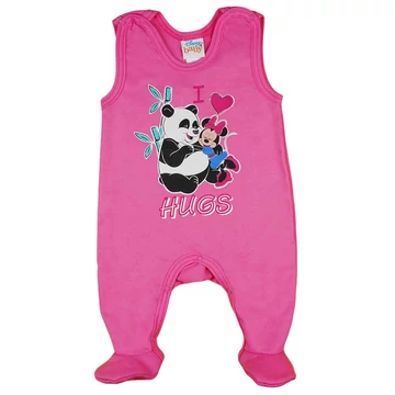 Disney Minnie pandás belül bolyhos ujjatlan rugdalózó Disney Minnie pandás belül bolyhos ujjatlan rugdalózó