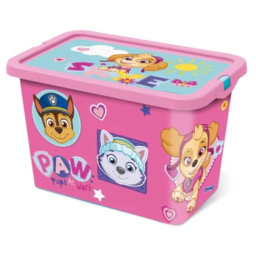 Mancs Őrjárat Girl Pinky műanyag tároló doboz 7 L Mancs Őrjárat Girl Pinky műanyag tároló doboz 7 L