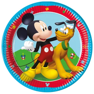 Disney Mickey Rock the House papírtányér 8 db-os 20 cm FSC