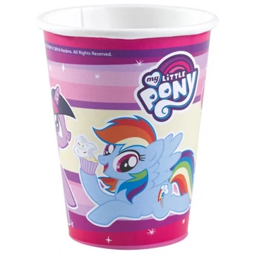 Én kicsi pónim Rainbow Sparkle papír pohár 8 db-os 250 ml Én kicsi pónim Rainbow Sparkle papír pohár 8 db-os 250 ml