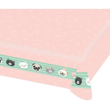 Háziállatok Hello Pets papír asztalterítő 115x175 cm Háziállatok Hello Pets papír asztalterítő 115x175 cm