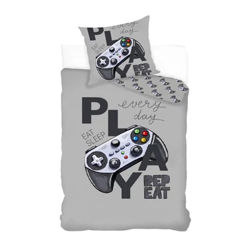 Gamer Grey ágyneműhuzat 140×200cm, 70×90 cm Gamer Grey ágyneműhuzat 140×200cm, 70×90 cm