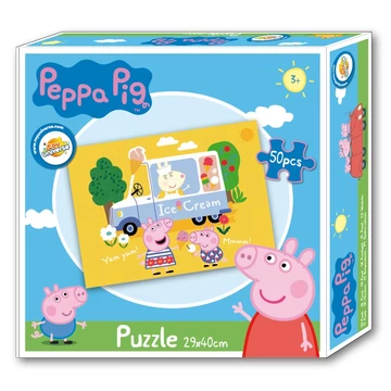 Peppa malac Ice Cream vendor puzzle 50 db-os Peppa malac Ice Cream vendor puzzle 50 db-os