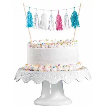 Sellő Colorful torta dekoráció 15 cm