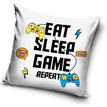 Gamer White párna, díszpárna 40 x 40 cm Gamer White párna, díszpárna 40 x 40 cm