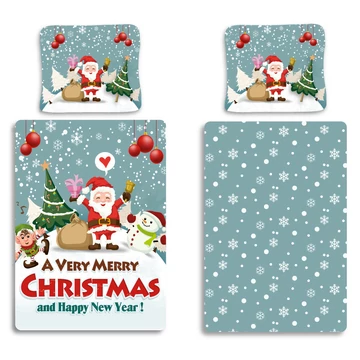 Karácsonyi Snowing ágyneműhuzat 140×200cm, 70×90 cm