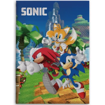Sonic a sündisznó Speedy Dreams polár takaró 100x140cm Sonic a sündisznó Speedy Dreams polár takaró 100x140cm