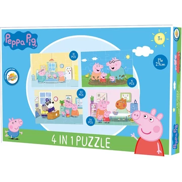 Peppa malac Family activities puzzle 4 az 1-ben Peppa malac Family activities puzzle 4 az 1-ben