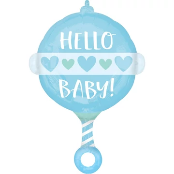 Baby Boy Rattle fólia lufi 60 cm