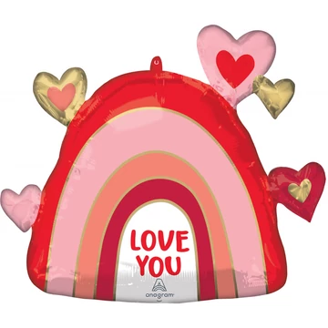 I love You Hearts fólia lufi 66 cm I love You Hearts fólia lufi 66 cm