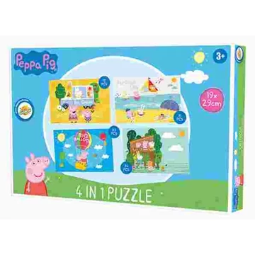 Peppa malac Summer puzzle 4 az 1-ben Peppa malac Summer puzzle 4 az 1-ben