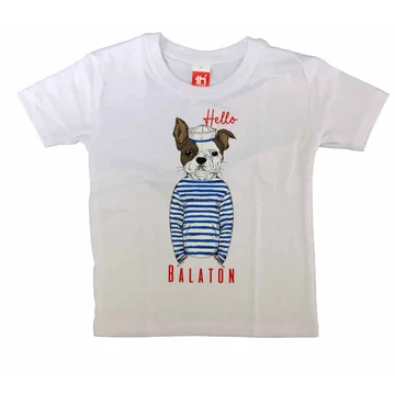 Rövid ujjú Balatonos póló Kutyussal