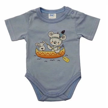 Rövid ujjú baba body cuki Kenus mintával