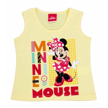 Pamut kislány trikó Minnie egér mintával Pamut kislány trikó Minnie egér mintával