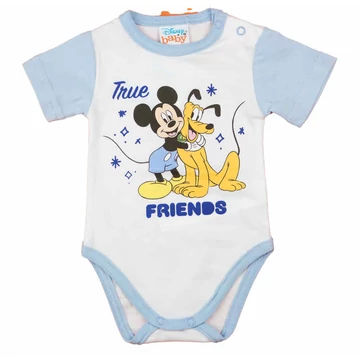 Rövid ujjú baba body Mickey egér mintával Rövid ujjú baba body Mickey egér mintával