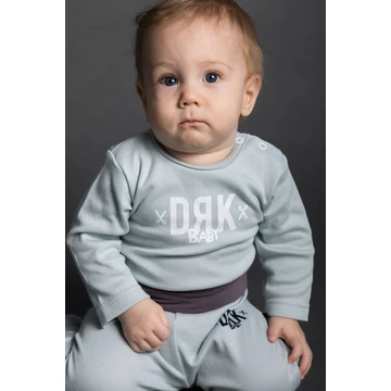 Dorko DRK mintával nyomott hosszú ujjú baba body