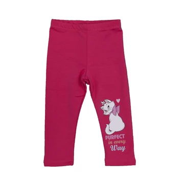 Belül enyhén bolyhos kislány leggings Marie cica mintával Belül enyhén bolyhos kislány leggings Marie cica mintával