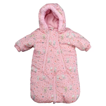 Mintás vízlepergetős, kapucnis bélelt bébizsák, overál Mintás vízlepergetős, kapucnis bélelt bébizsák, overál