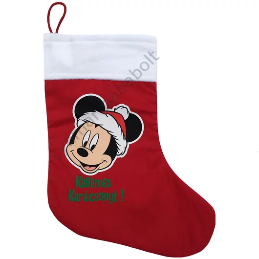 textil-csizma-karacsony-disney-mickey-mikulas-csizma