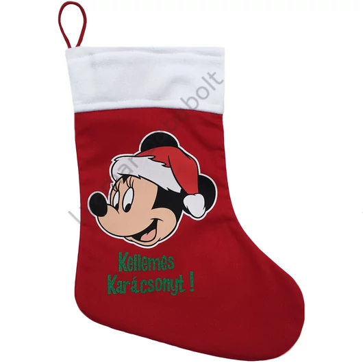 textil-csizma-karacsony-disney-minnie-mikulas-csizma