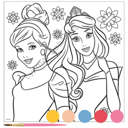 festheto-vaszon-kep-festek-keszlettel-hercegnok-disney-princess-2