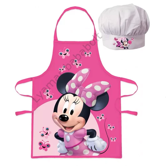 Disney Minnie Sparkling Eyes gyerek kötény 2 darabos szett