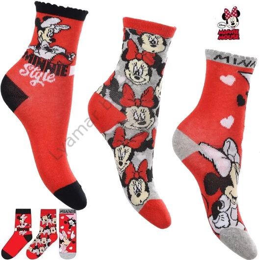 disney-minnie-gyerek-zokni-3-par