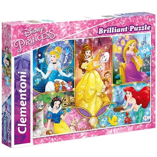 disney-hercegnok-104dbos-puzzle-clementoni