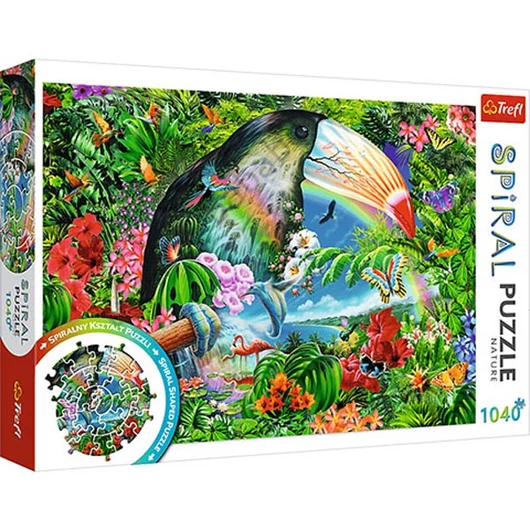 tukan-madar-tropusi-allatok-spiral-puzzle-1040dbos-trefl