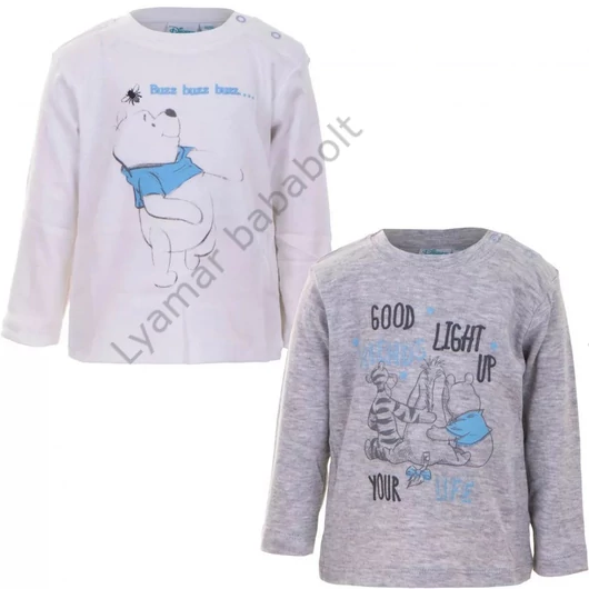 Disney Micimackó baba póló, felső 2 db-os 74/80 cm