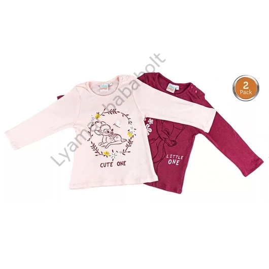 Disney Bambi Cute One baba póló, felső 2 db-os 62/68 cm