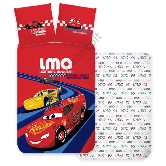 Disney Verdák Racing Hero gyerek, ovis ágyneműhuzat 100×135 cm, 40×60 cm