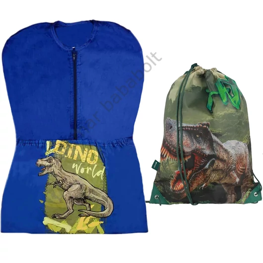 Dinoszauruszos ovis zsák és tornazsák szett, két különböző T-Rex mintával