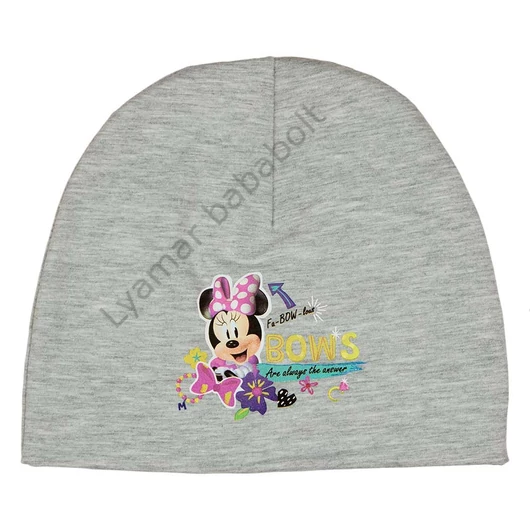 Vékony kislány baba sapka Minnie mintával