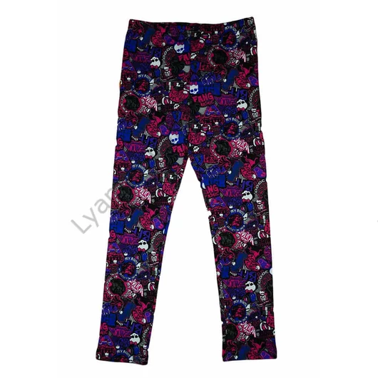 Monster High lányka belül bolyhos hosszú leggings