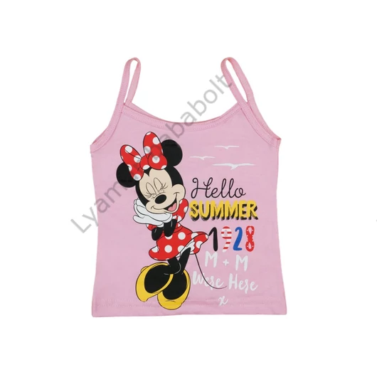 Disney Minnie lányka vékony pántos lányka topp